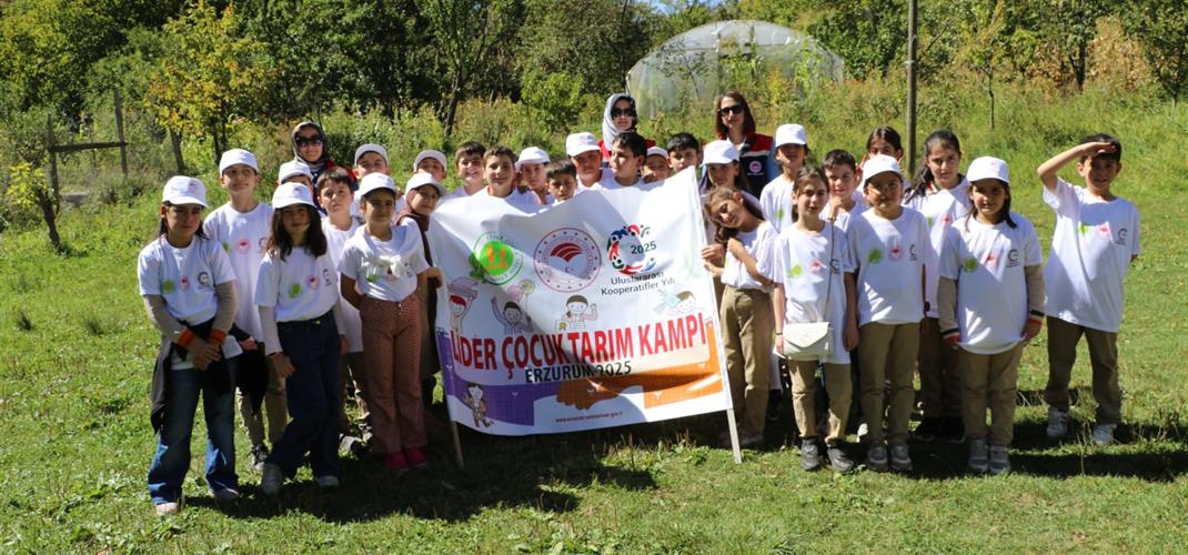 Lider Çocuk Tarım Kampı Programının "Kooperatifçilik" teması İlimizde gerçekleşti.